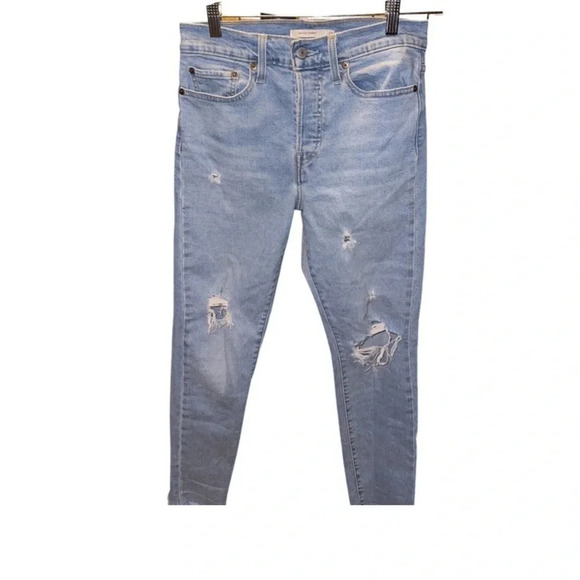 Levi's Light Wash Wedgie Skinny Size 28 - Picture 3 of 7